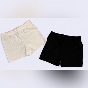 Stylish Black and Cream Kids Shorts